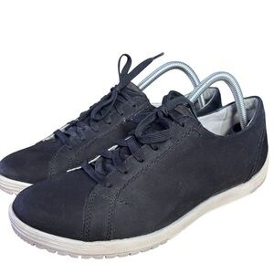 Dansko Women's Navy Lace-Up Sneakers